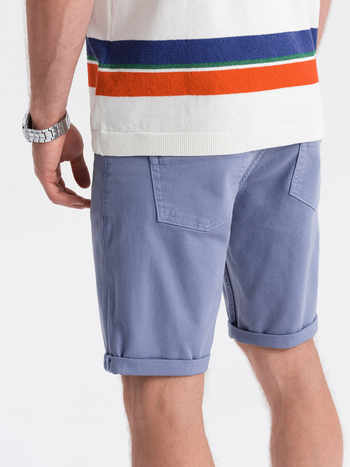 CHINO men's shorts - light blue V15 OM-SRDS-0103