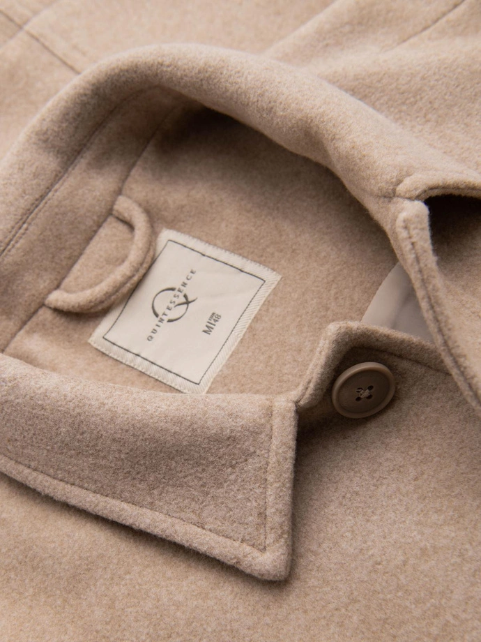 Men's shirt jacket - beige V1 OM-JANP-0291