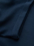 Men's knit shorts with elastic waistband - navy blue V1 OM-SRCS-0107