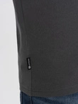 Men's BASIC longsleeve with round neckline - graphite V6 OM-LSBL-0106