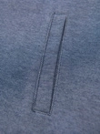 Pánska pletená bunda bomber - tmavomodrá V2 OM-SSZP-0238