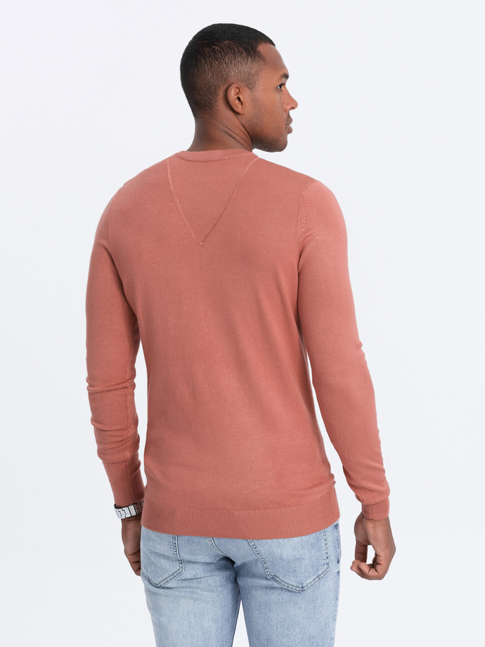 Vyriškas megztinis - rožinė E191