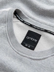 Tri-color men's sweatshirt with raglan sleeves - gray V1 OM-SSNZ-22FW-003