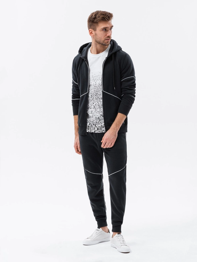 Men's set hoodie + pants - black V1 Z60