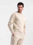 Men's sweatshirt set sweatshirt + jogger pants - ash V1 Z79