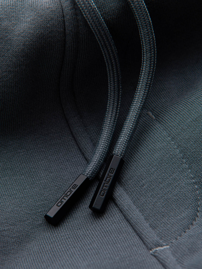 Pánské bavlněné tepláky BASIC - grafitové V11 OM-PABS-0174