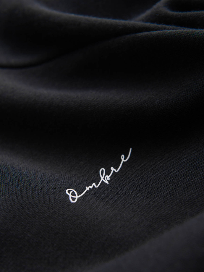 Tricou tricolor pentru bărbați cu mâneci raglan - negru V3 OM-SSNZ-22FW-003