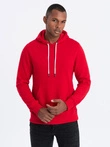 Men's hooded sweatshirt - red V10 OM-SSBN-0120