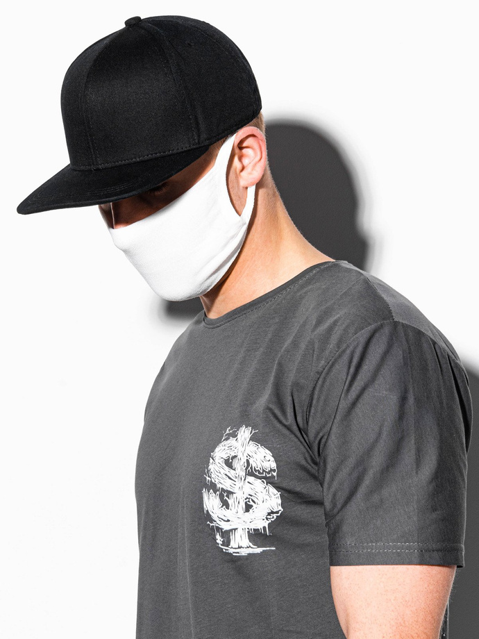 Mask with a filter pocket A262 - white