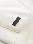 Pánska bavlnená mikina BASIC bez zapínania - krémová V5 OM-SSBZ-0160