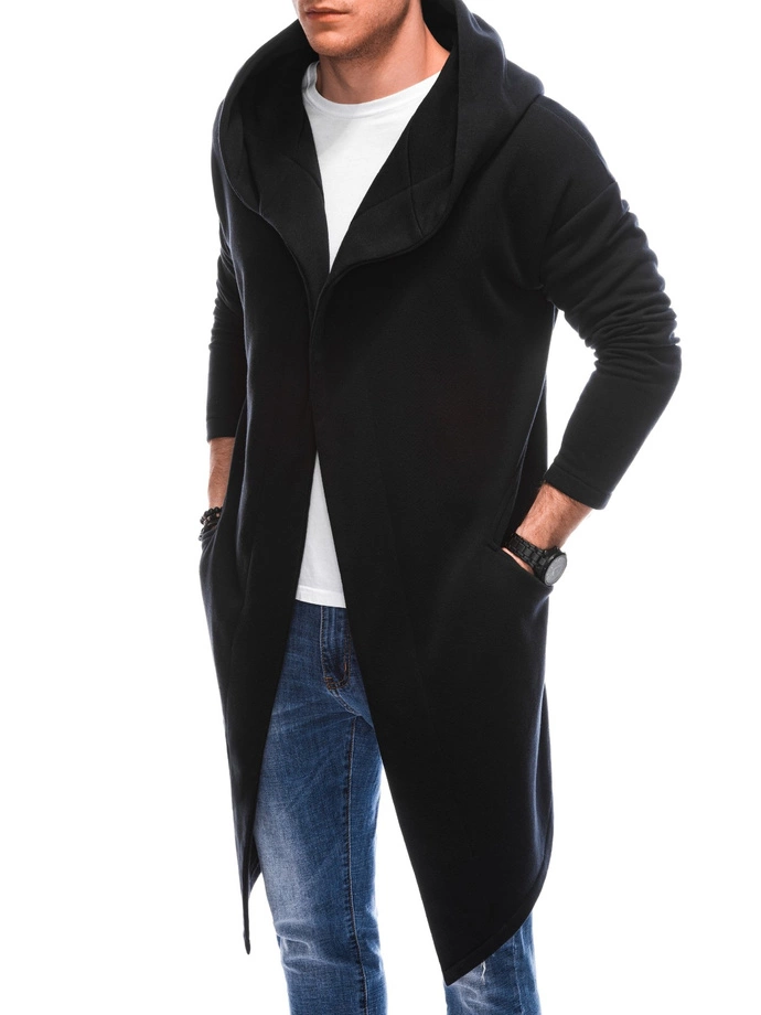 Bluza męska z kapturem B1256 - czarna