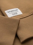 Men's BASIC sweatshirt with round neckline - brown V2 OM-SSBN-0175