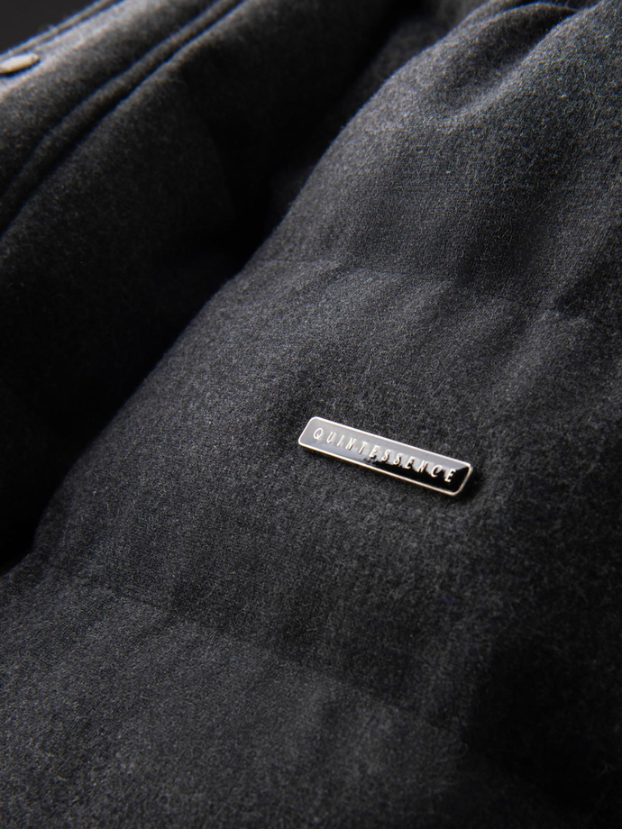 Pánska ľahká bunda so sieťovanou podšívkou a kapucňou - čierna V4 OM-JANP-0149