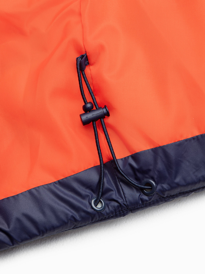 Pánska zimná bunda - tmavo nebesky modrá C546