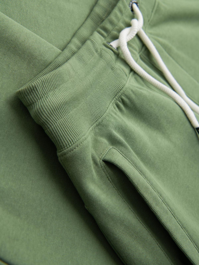 Pánske tepláky jogger - zelené V3 OM-PABS-0173