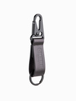 Men's key ring with snap hook - black V1 OU-ACKC-0100