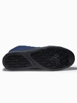 Pánske tenisky z kombinovaných materiálov - navy blue V3 OM-FOTH-0143