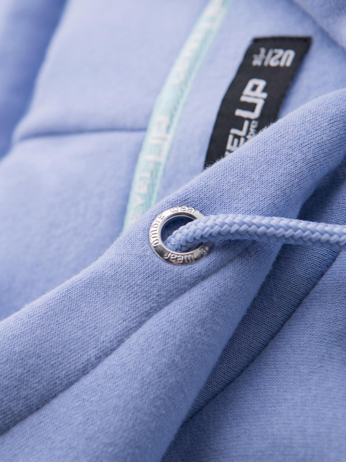 Unisex sweatshirt with hood and pockets - lavender V9 OU-SNBC-0105