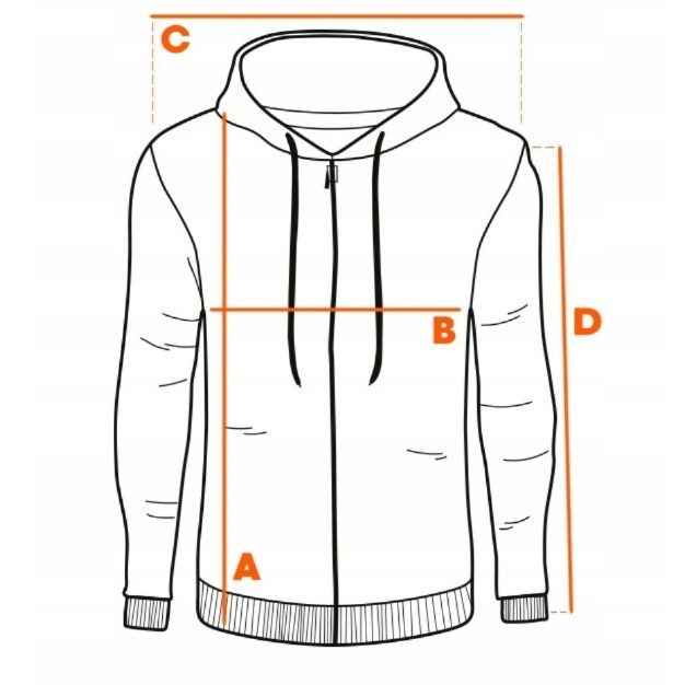 Drawing with measurements A, B, C… marked