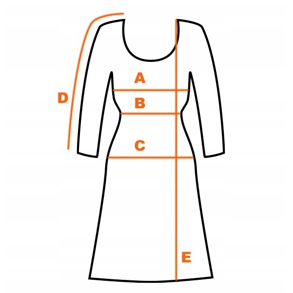 Zeichnung mit den Maßen A, B, C…